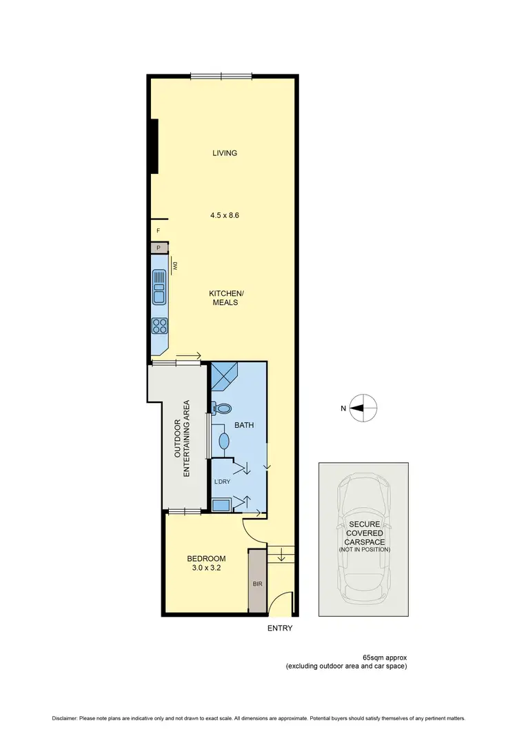 Floorplan of Homely apartment listing, 12/337 Sydney Road, Brunswick VIC 3056