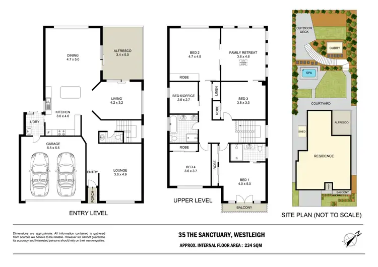 Floorplan of Homely house listing, 35 The Sanctuary, Westleigh NSW 2120