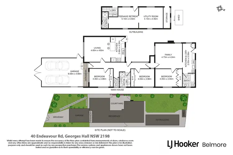 Floorplan of Homely house listing, 40 Endeavour Road, Georges Hall NSW 2198