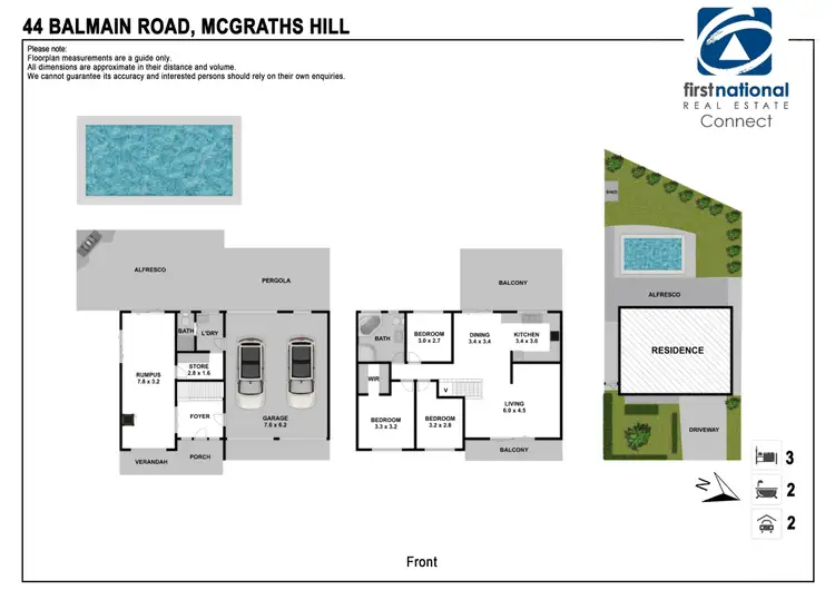 Floorplan of Homely house listing, 44 Balmain Road, Mcgraths Hill NSW 2756