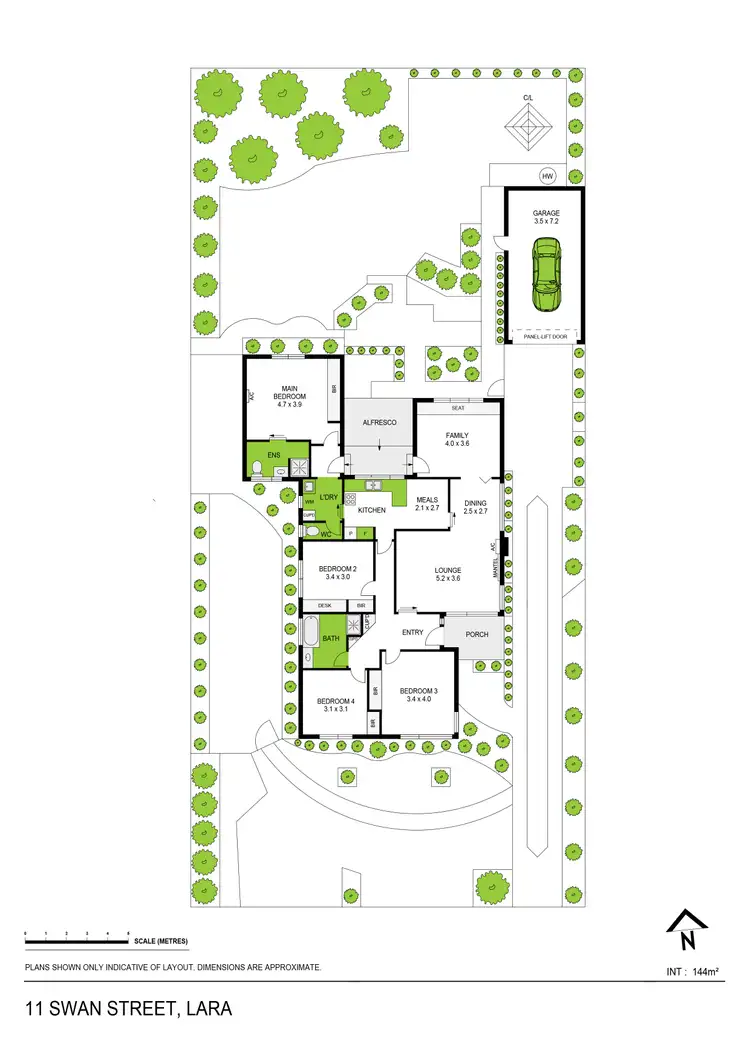 Floorplan of Homely house listing, 11 Swan St, Lara VIC 3212