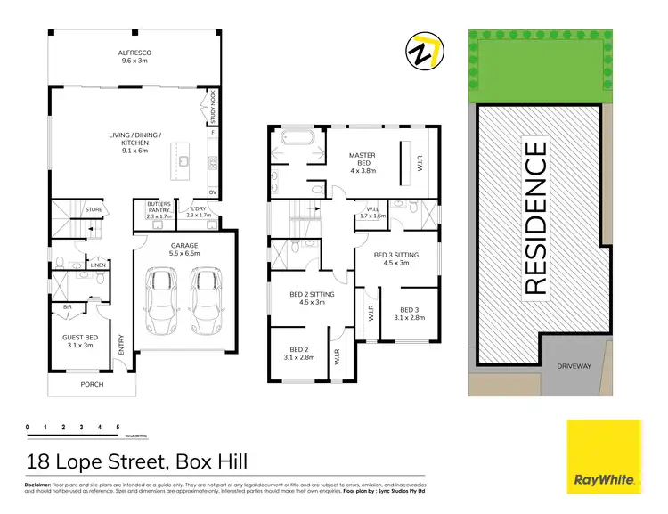 Floorplan of Homely house listing, 18 Lope Street, Box Hill NSW 2765