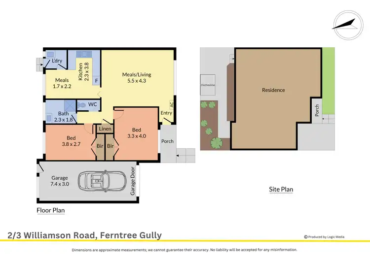 Floorplan of Homely unit listing, 2/3 Williamson Road, Ferntree Gully VIC 3156