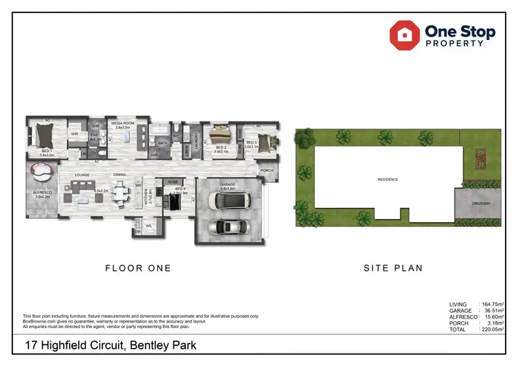 Floorplan of Homely house listing, 17 Highfield Circuit, Bentley Park QLD 4869