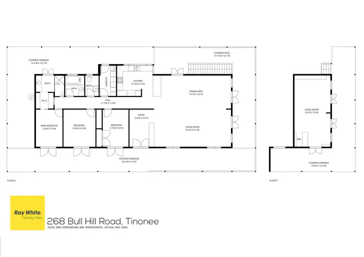 Floorplan of Homely rural property listing, 268 Bull Hill Road, Tinonee NSW 2430