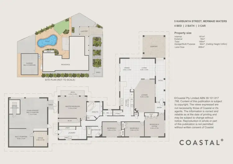 Floorplan of Homely house listing, 5 Karbunya Street, Mermaid Waters QLD 4218