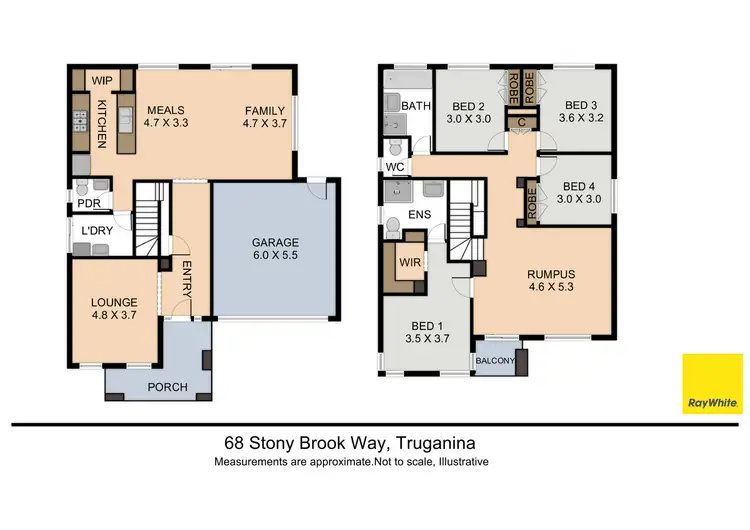 Floorplan of Homely house listing, 68 Stony Brook Way, Truganina VIC 3029