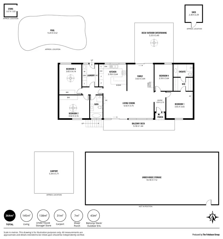 Floorplan of Homely house listing, 11 Antilla Way, Flagstaff Hill SA 5159
