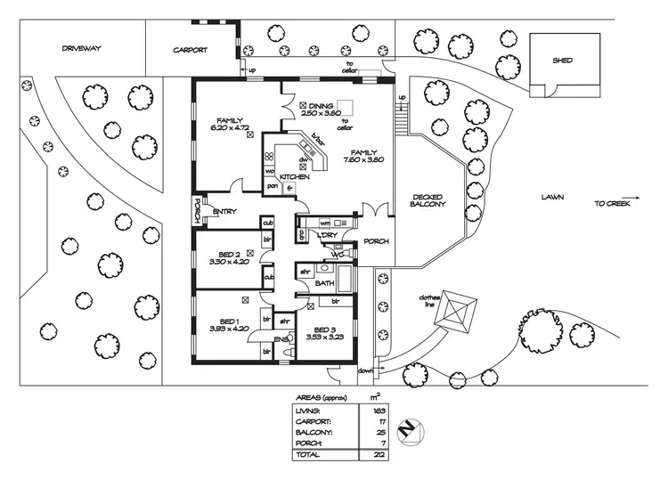 Floorplan of Homely house listing, 8 Deering Crescent, Banksia Park SA 5091