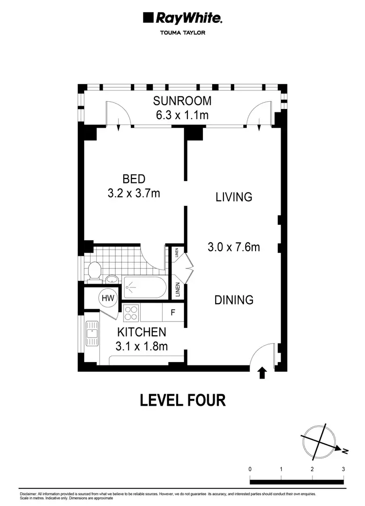 Floorplan of Homely apartment listing, 51/12 Wylde Street, Potts Point NSW 2011