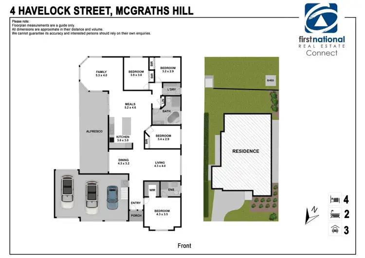 Floorplan of Homely house listing, 4 Havelock Street, Mcgraths Hill NSW 2756