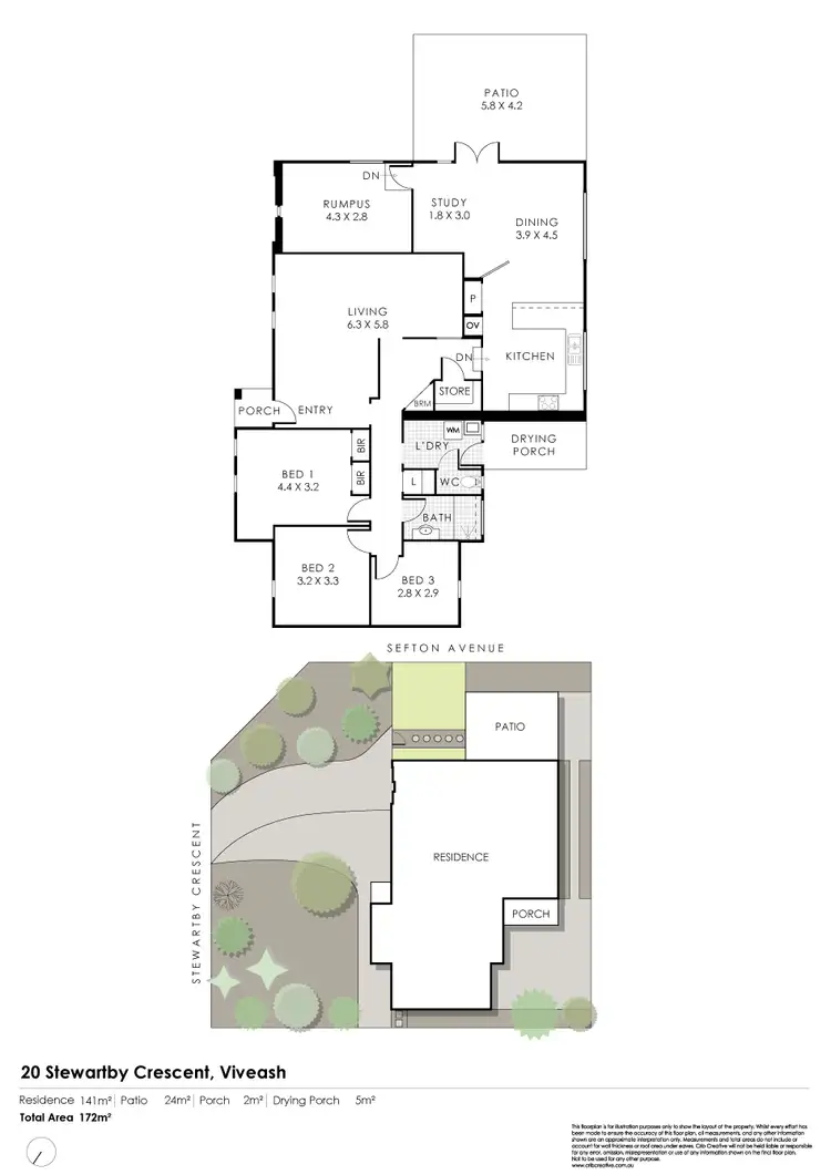 Floorplan of Homely house listing, 20 Stewartby Crescent, Viveash WA 6056