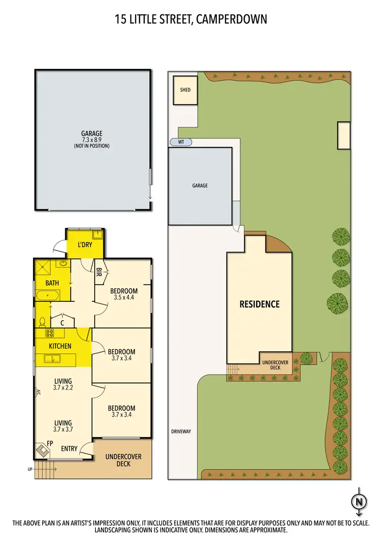 Floorplan of Homely house listing, 15 Little Street, Camperdown VIC 3260