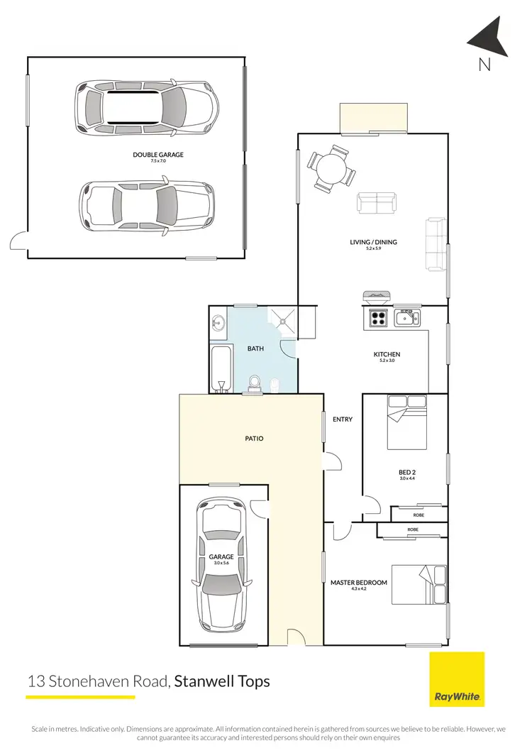 Floorplan of Homely house listing, 13 Stonehaven Road, Stanwell Tops NSW 2508