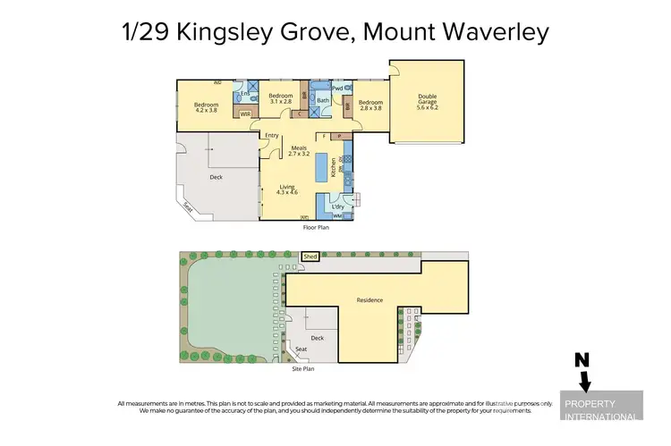 Floorplan of Homely house listing, 1/29 Kingsley Grove, Mount Waverley VIC 3149