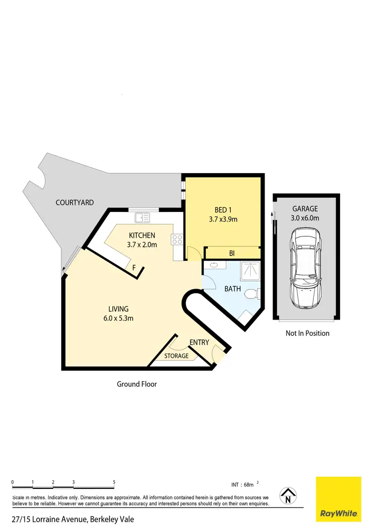 Floorplan of Homely unit listing, 27/15 Lorraine Avenue, Berkeley Vale NSW 2261