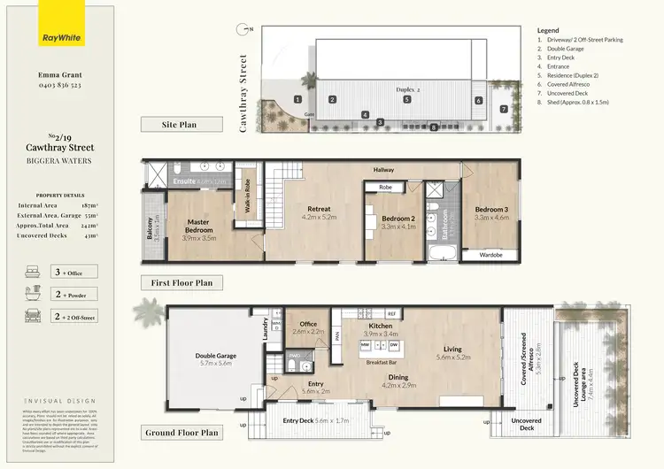Floorplan of Homely house listing, 2/19 Cawthray Street, Biggera Waters QLD 4216