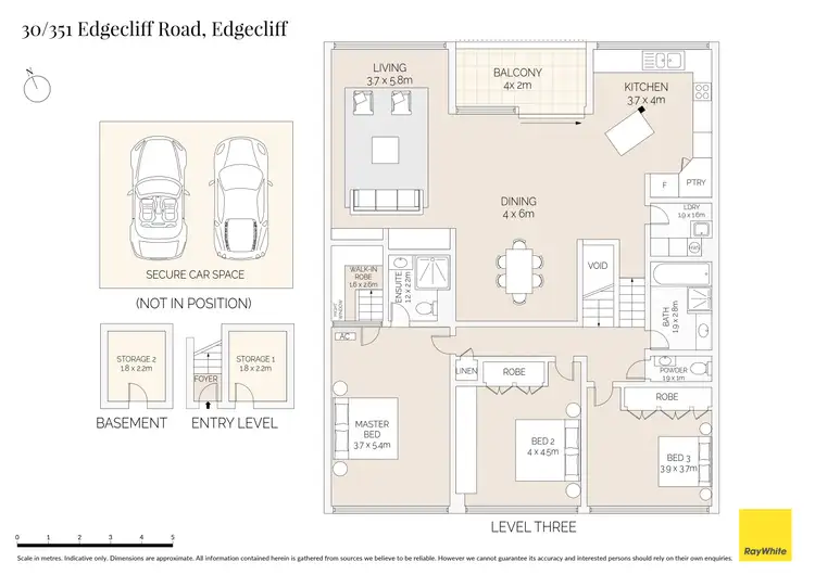 Floorplan of Homely apartment listing, 30/351 Edgecliff Road, Edgecliff NSW 2027