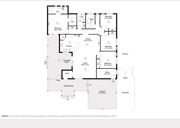 Floorplan of Homely house listing, 17 Bronzewing Crescent, Djugun WA 6725