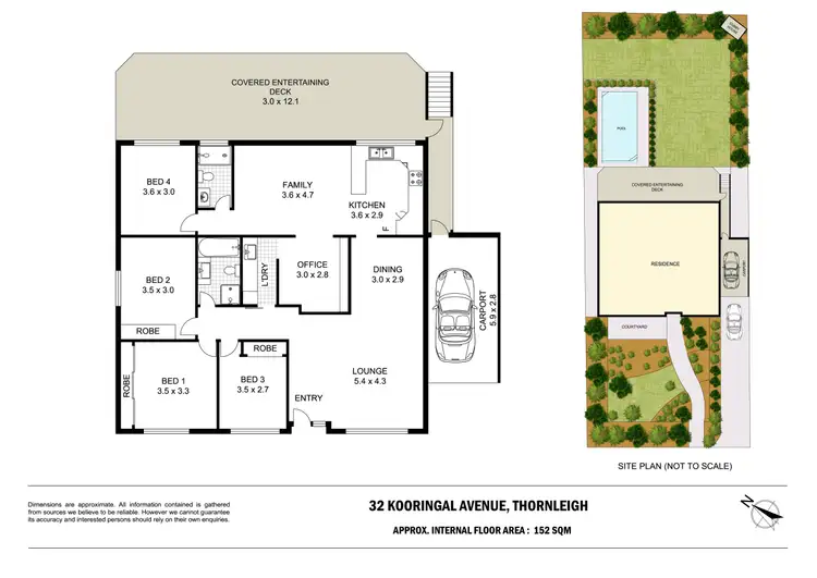 Floorplan of Homely house listing, 32 Kooringal Avenue, Thornleigh NSW 2120