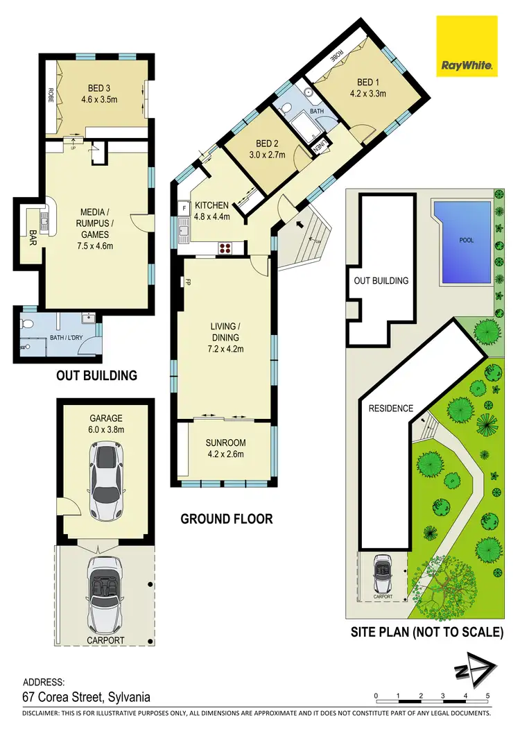 Floorplan of Homely house listing, 67 Corea Street, Sylvania NSW 2224