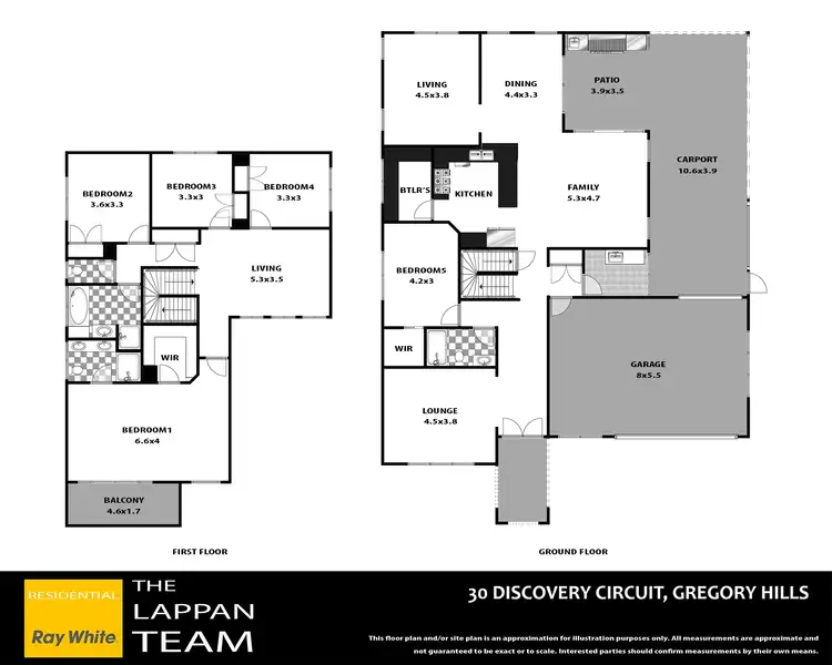 Floorplan of Homely house listing, 30 Discovery Circuit, Gregory Hills NSW 2557