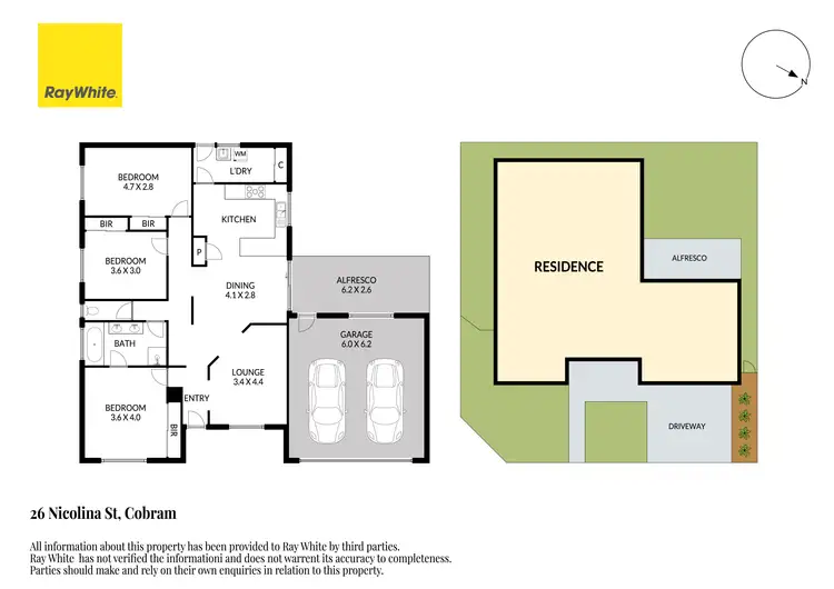 Floorplan of Homely house listing, 26 Nicolina Street, Cobram VIC 3644