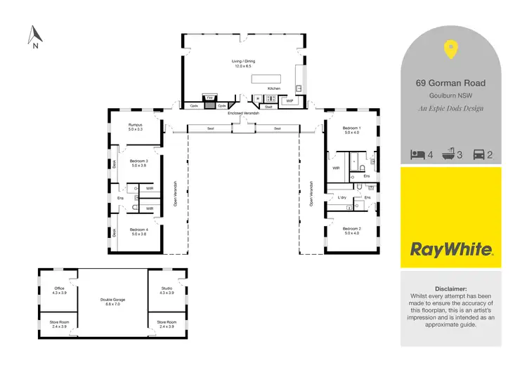Floorplan of Homely house listing, 69 Gorman Road, Goulburn NSW 2580