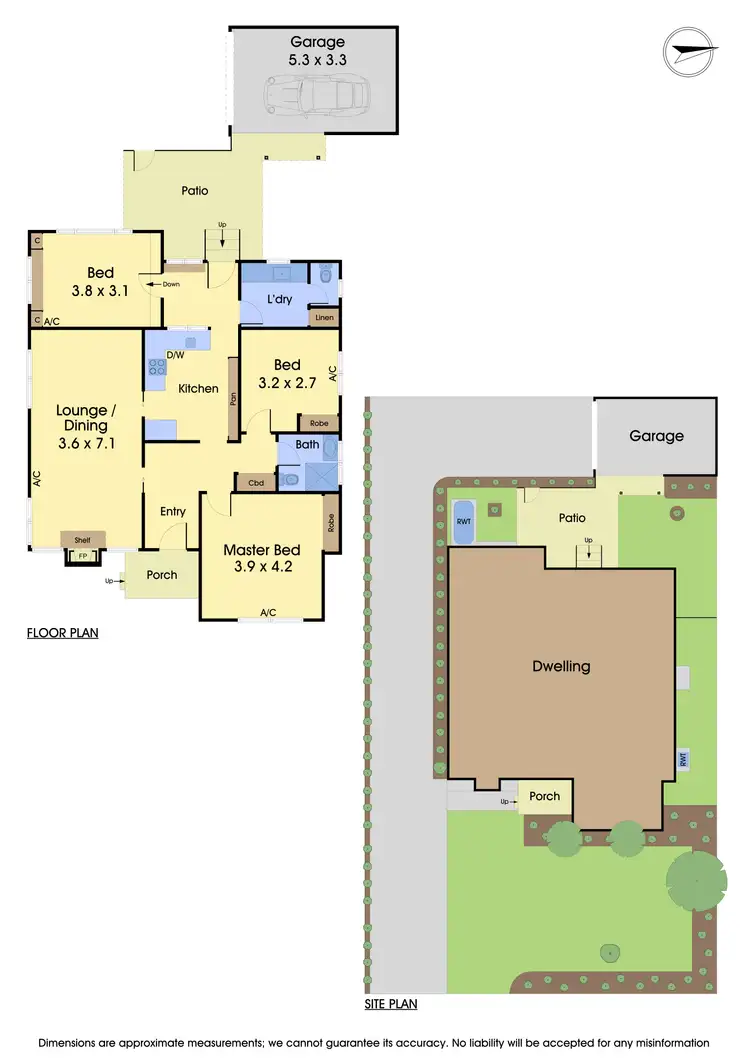 Floorplan of Homely unit listing, 1/23 Glenbrook Avenue, Clayton VIC 3168