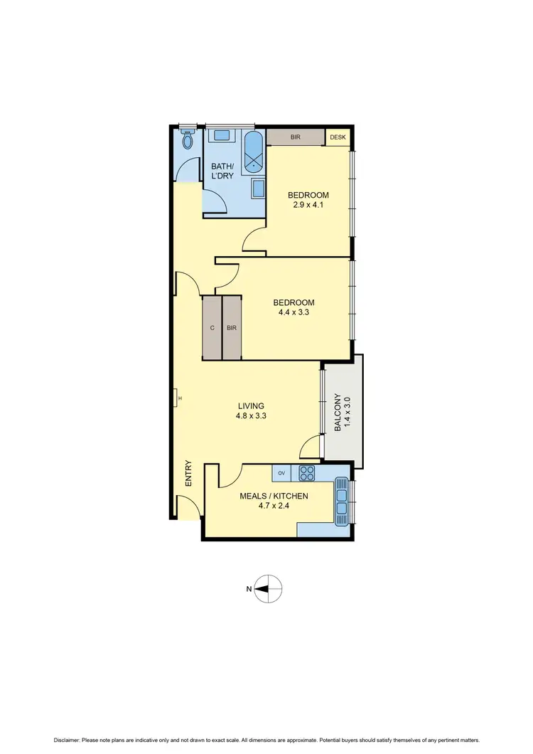 Floorplan of Homely apartment listing, 2/2 Mckay Street, Coburg VIC 3058