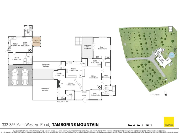 Floorplan of Homely house listing, 332-356 Main Western Road, Tamborine Mountain QLD 4272