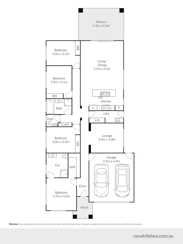 Floorplan of Homely house listing, 10-12 Wichita Grove, Lara VIC 3212
