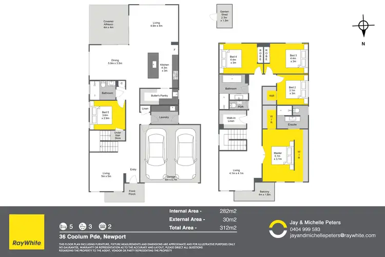 Floorplan of Homely house listing, 36 Coolum Parade, Newport QLD 4020