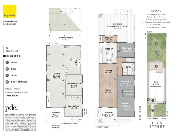Floorplan of Homely house listing, 43 Ella Street, Redcliffe QLD 4020
