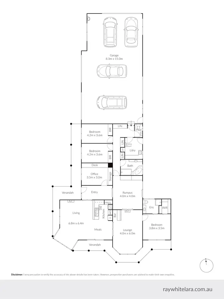 Floorplan of Homely house listing, 51 Lakeside Boulevard, Lara VIC 3212