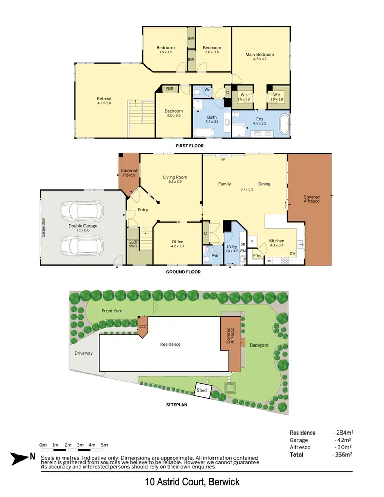 Floorplan of Homely house listing, 10 Astrid Court, Berwick VIC 3806
