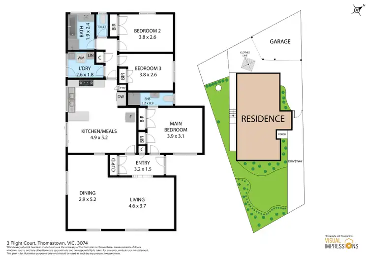 Floorplan of Homely house listing, 3 Flight Court, Thomastown VIC 3074
