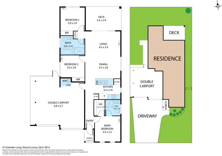 Floorplan of Homely house listing, 37 Gadsden Loop, Mount Louisa QLD 4814