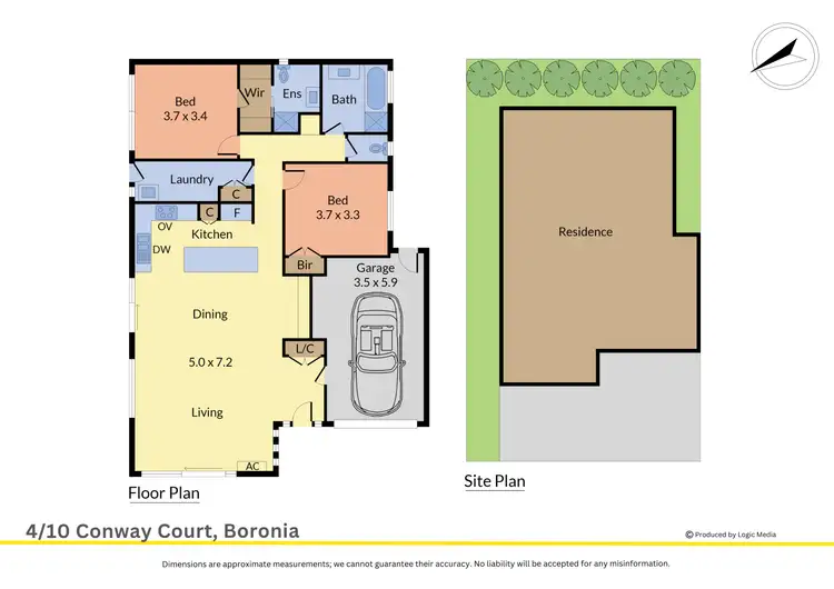 Floorplan of Homely townhouse listing, 4/10 Conway Court, Boronia VIC 3155