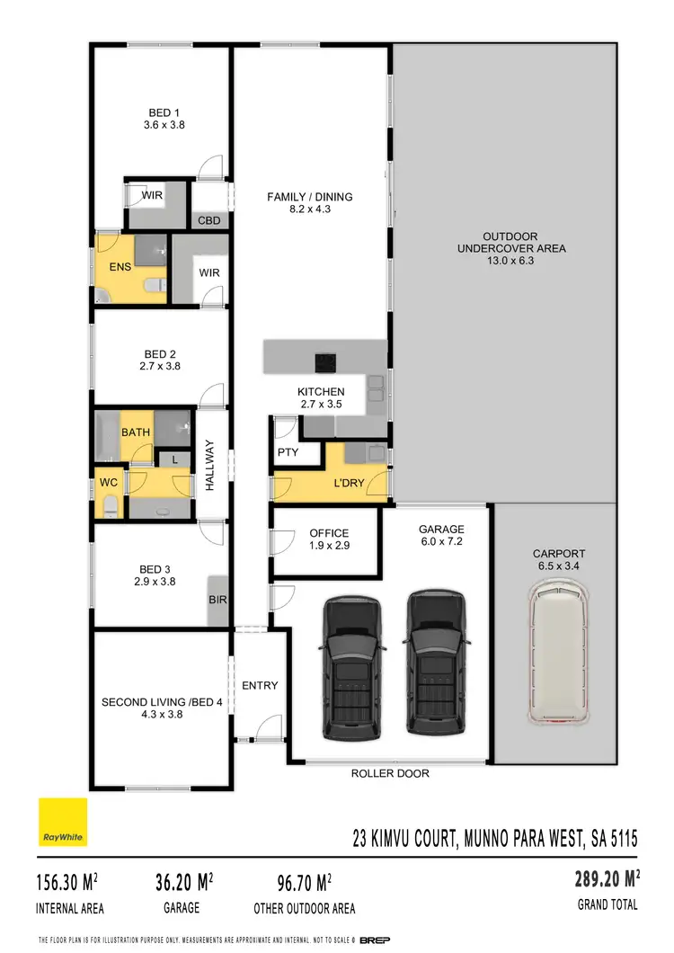 Floorplan of Homely house listing, 23 Kimvu Court, Munno Para West SA 5115