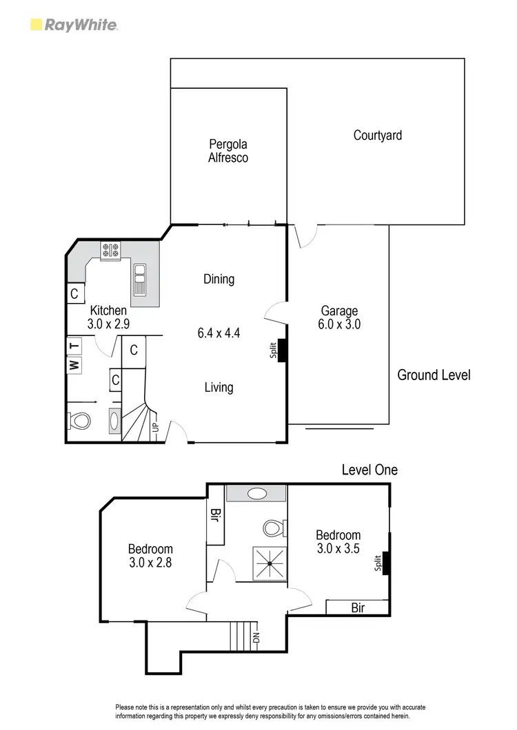 Floorplan of Homely house listing, 4/318 Melrose Drive, Tullamarine VIC 3043