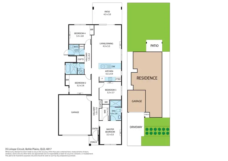 Floorplan of Homely house listing, 35 Liriope Crescent, Bohle Plains QLD 4817