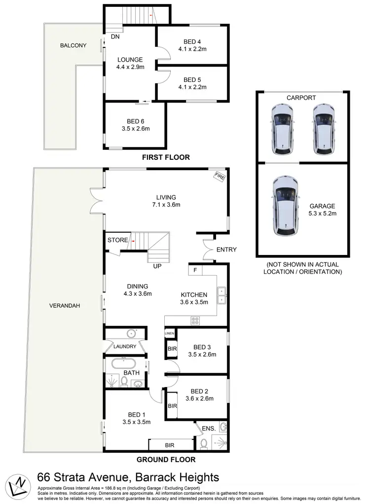 Floorplan of Homely house listing, 66 Strata Avenue, Barrack Heights NSW 2528