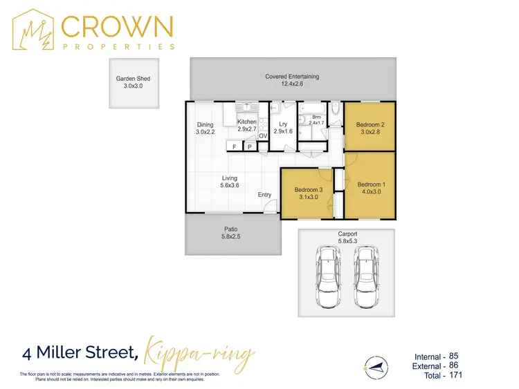 Floorplan of Homely house listing, 4 Miller Street, Kippa-Ring QLD 4021