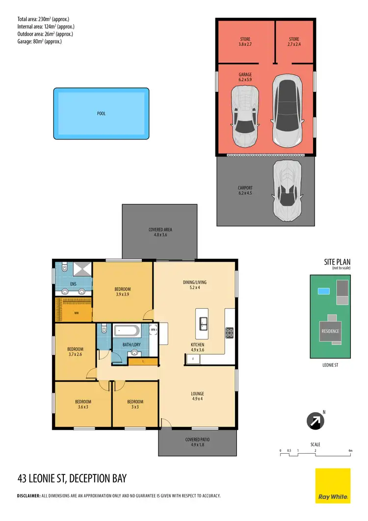 Floorplan of Homely house listing, 43 Leonie Street, Deception Bay QLD 4508