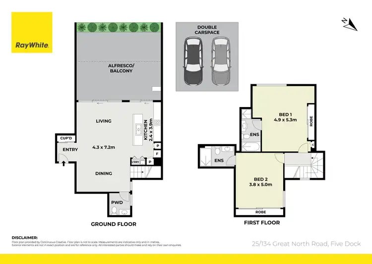 Floorplan of Homely apartment listing, 25/134 Great North Road, Five Dock NSW 2046