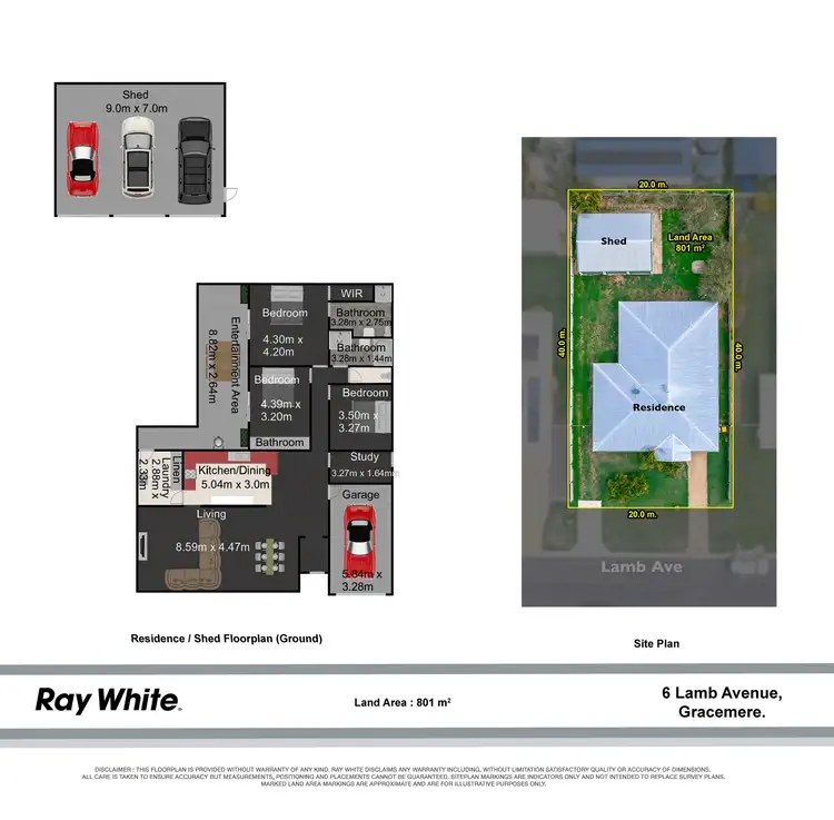 Floorplan of Homely house listing, 6 Lamb Avenue, Gracemere QLD 4702