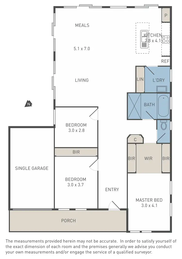 Floorplan of Homely house listing, 5 Orrong Parade, Caroline Springs VIC 3023