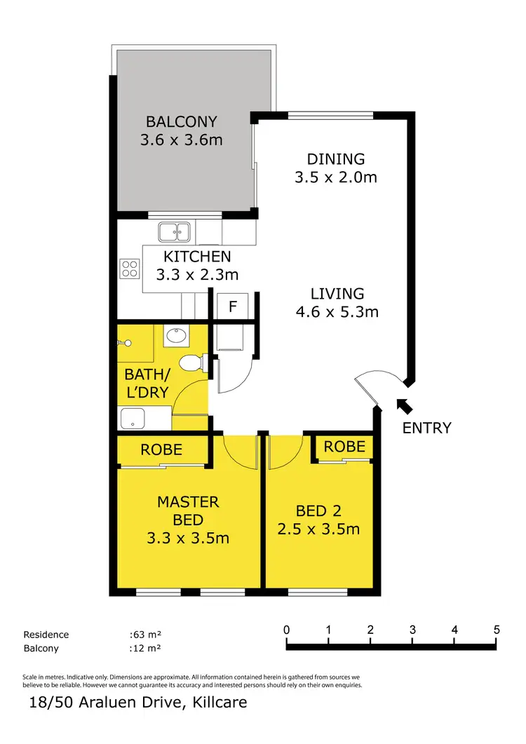 Floorplan of Homely unit listing, 18/50 Araluen drive, Killcare NSW 2257