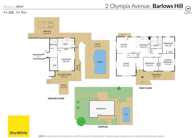 Floorplan of Homely house listing, 2-4 Olympia Avenue, Barlows Hill QLD 4703